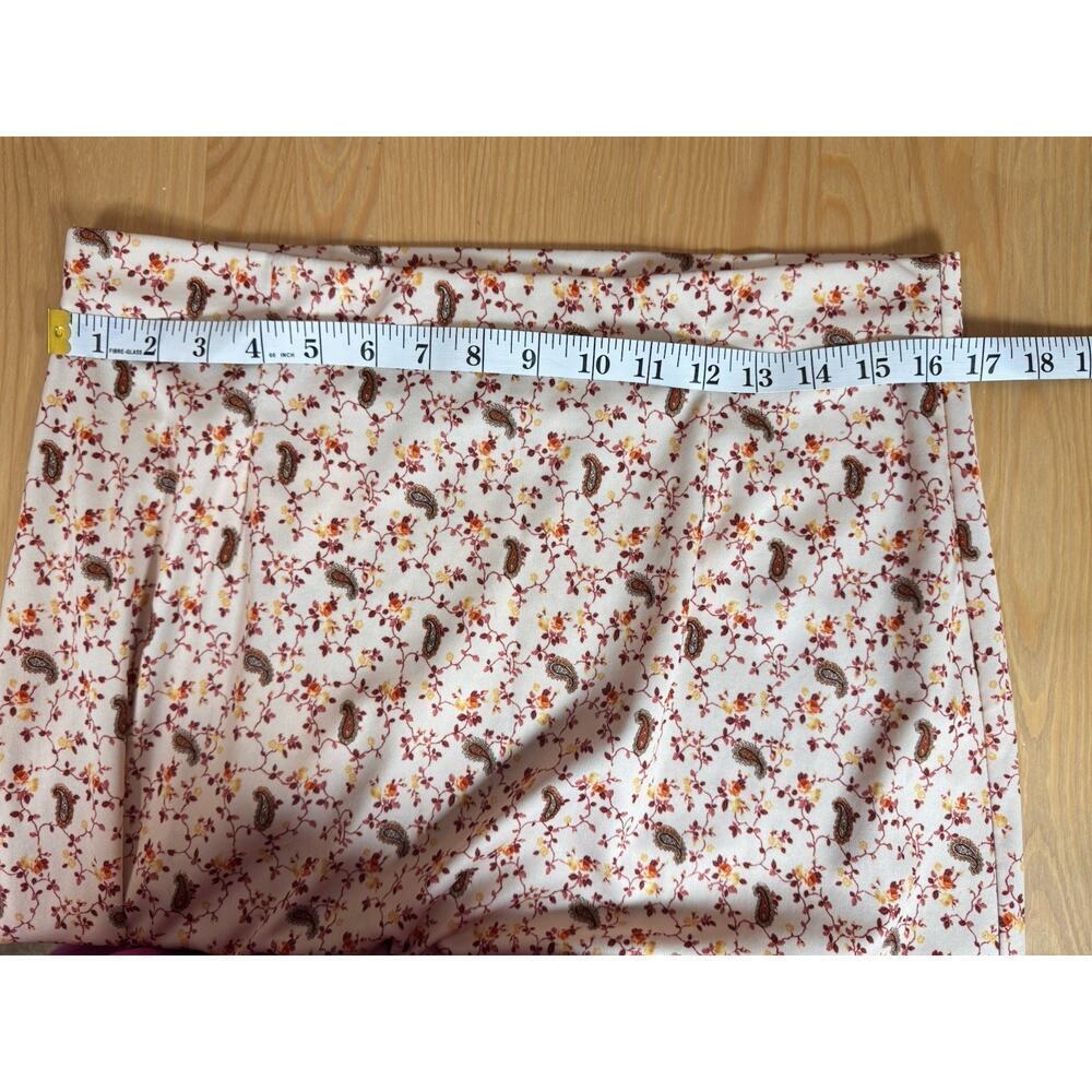 VTG Judith Hart Womens Floral Button Up Forest Fairy 90s Grunge Skirt L Paisley - Picture 7 of 8